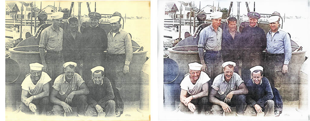 MAUREEN KIRKLAND NAVY COLORIZED